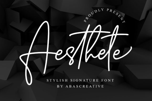 Aesthete: Elevate Your Brand Identity with Elegant Script Typography