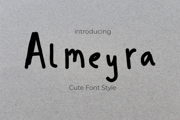 Almeyra: The Bold Handwritten Font for Crafters and Sellers
