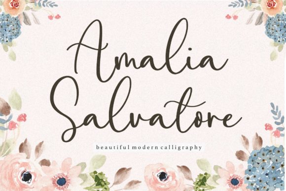 Amalia Salvatore: The Handwritten Font for Scroll-Stopping Social Graphics