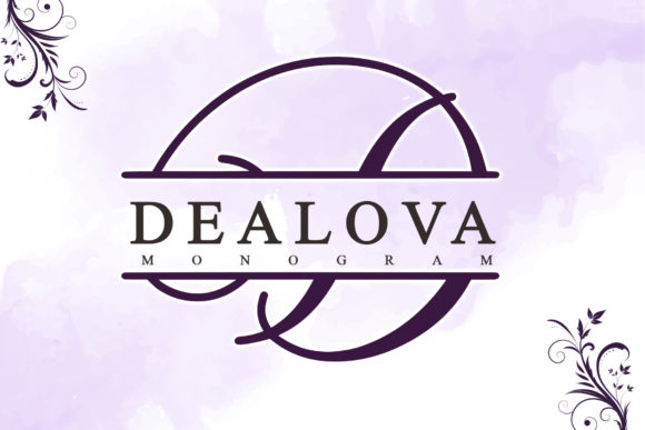 Dealova Monogram: A Modern Script Font for Editorial Design