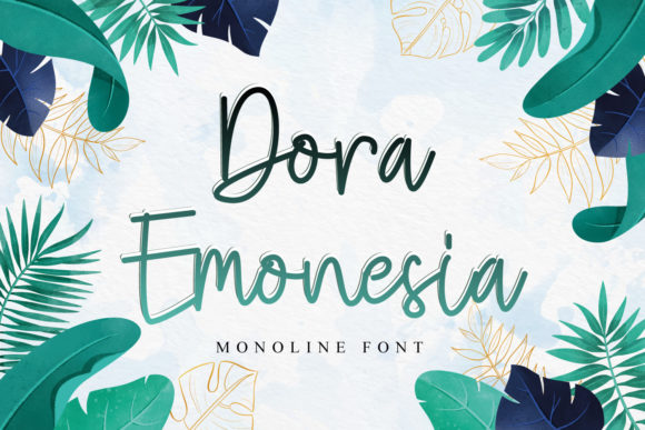 Dora Emonesia: The Handwritten Typeface for Authentic Branding