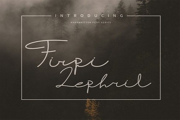 Firpi Lephril: The Elegant Script Typeface for Modern Campaigns