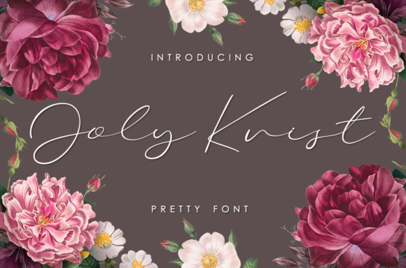 Joly Cvist: The Sweet Handwritten Font for Polished Branding