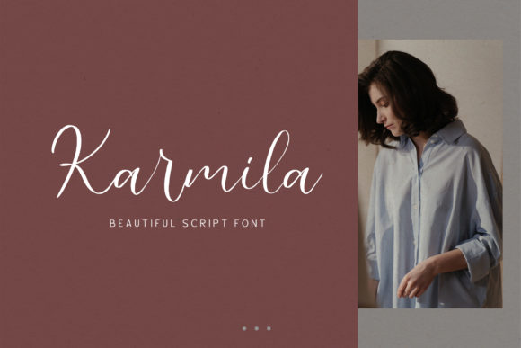 Karmila: A Contemporary Script Font for Modern Brand Identity