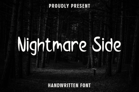 Nightmare Side: The Perfect Handwritten Font for Your Craft Business