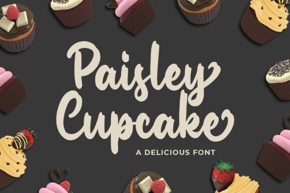 Paisley Cupkace: A Whimsical Handwritten Font for Creative Projects