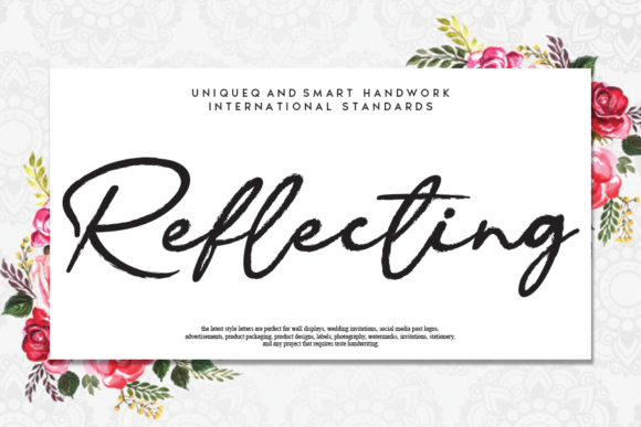 Reflecting: The Handwritten Typeface for Modern Digital Experiences
