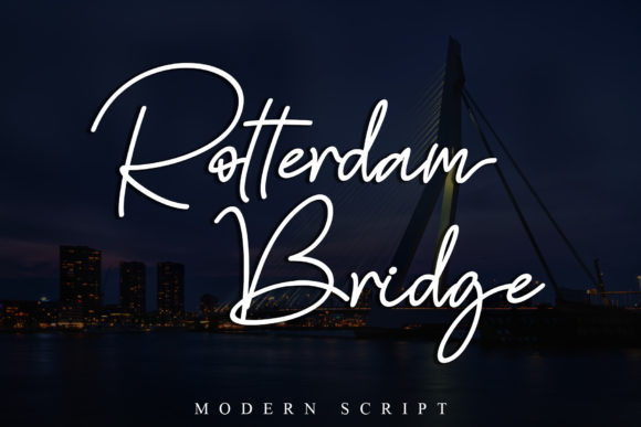 Rotterdam Bridge: The Handwritten Typeface for Scroll-Stopping Campaigns