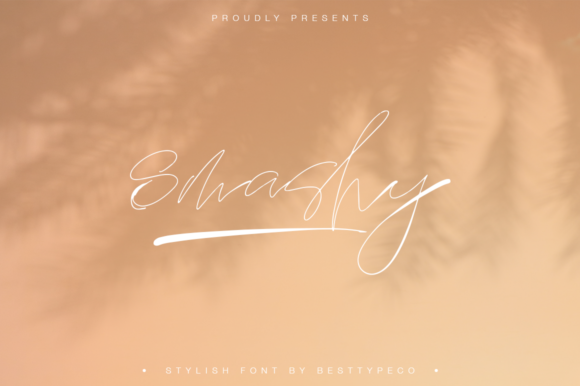 Smashy: The Elegant Script Font for Editorial Design