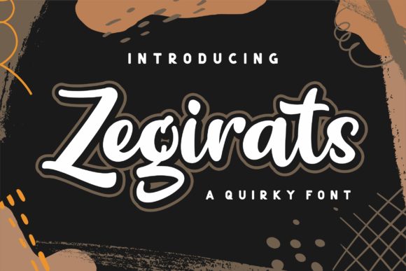 Zegirats: The Perfect Handwritten Font for Crafters and Sellers